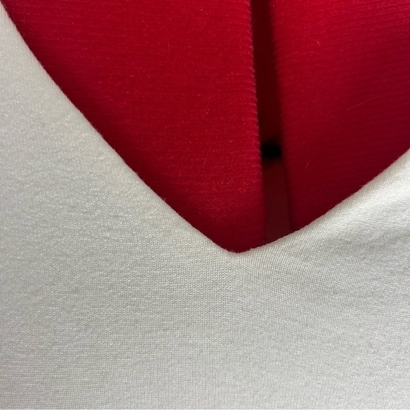 CUPIO Cream V-Neck Women's Polished T XL - Picture 4 of 6